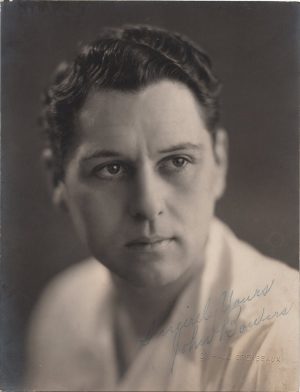 John Bower 1920s Portrait with printed signature
