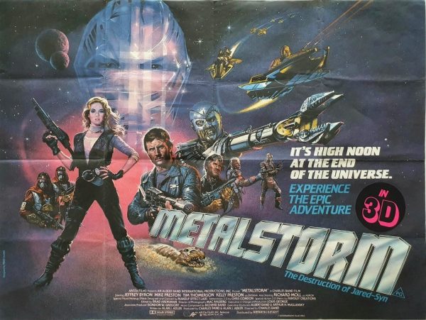 Metalstorm uk quad poster 1983 sci-fi movie