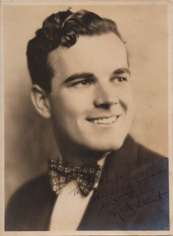 Nick Stuart 1930 Signed Portrait