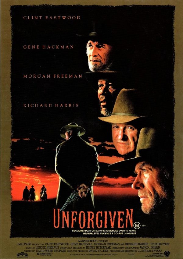 Unforgiven with Clint Eastwood flyer (2)