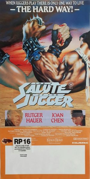 salute of the jugger blood of heroes australian daybill poster 1989 with Rutger Hauer and Joan Chen