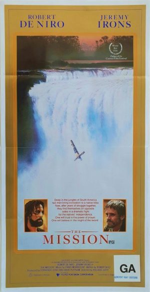 the mission australian daybill poster with Robert De Niro (2)