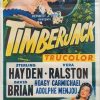 timberjack australian daybill poster forestry logging movie 1955