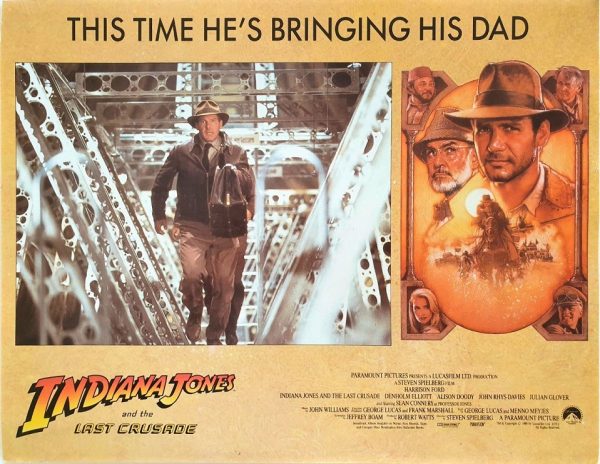 Indiana Jones and the last crusade US Lobby Card 1989