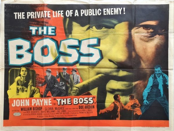 The Boss UK Quad poster with John Payne 1956 (19)