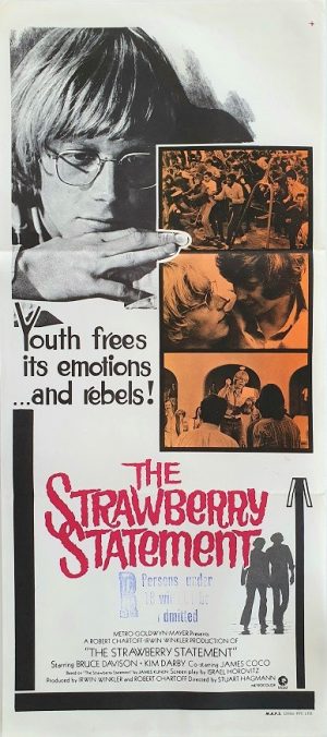 The strawberry statement Australian daybill poster 1970