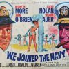 We Joined the Navy UK Quad poster 1962 with Kenneth More, Lloyd Nolan and Joan O'Brien artwork by Tom Chantrell (14)