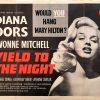 Yield to the Night UK Quad poster 1956 also known as Blonde Sinner in the United States staring Diana Dors, Yvonne Mitchell and Michael Craig (1)