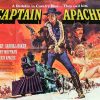 captain apache UK quad poster with artwork by Tom Chantrell 1971 staring Lee Van Cleef