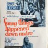 funny things happened down under new zealand daybill poster with Howard Morrison and Olivia Newton-john 1966