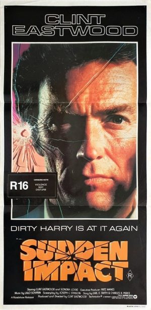 sudden impact australian daybill poster with clint eastwood as dirty harry (3)