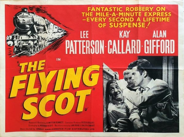 the flying scot UK quad poster 1957 featuring the Flying Scotsman train