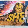 the vengeance of she UK quad poster 1968 hammer productions