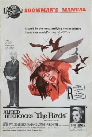 The birds 1963 Pressbook with Alfred Hitchcock