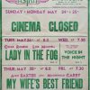 1950's UK Playbill for the Lindholme Astra Cinema with Lady In The Fog with Cesar Romero and Lois Maxwell and My Wife's Best Friend with Anne Baxter and MacDonald Carey