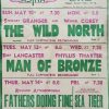 1950's UK Playbill for the Lindholme Astra Cinema with The Wild North with Stewart Granger, Man of Bronze with Burt Lancaster, Fathers Doing Fine with Richard Attenborough and Sea Tiger with John Archer (3)