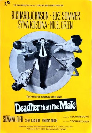 Deadlier than the male UK one sheet poster (4)