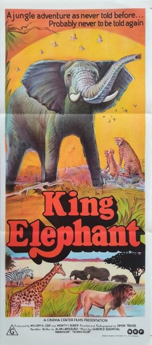 King Elephant australian daybill movie poster (2)