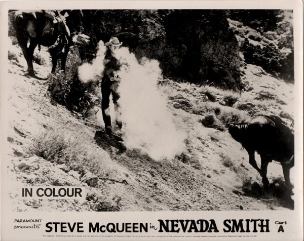 Nevada Smith UK front of house card still with Steve McQueen 1966