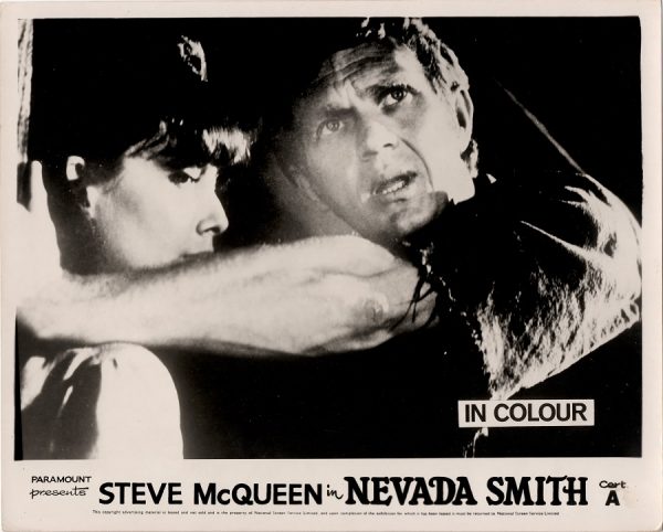 Nevada Smith UK front of house card still with Steve McQueen 1966