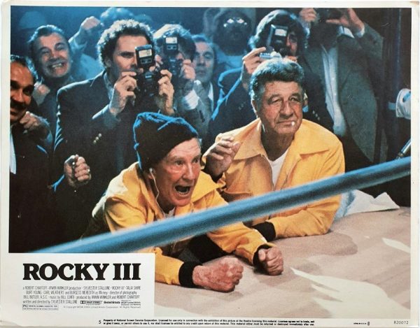 Rocky 3 US Lobby Card 1982 with Sylvester Mr T and Carl Weathers (12)