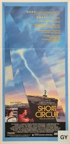 Short Circuit australian daybill movie poster (2)