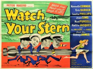 Watch Your Stern 1960 UK Quad Poster with Sid James, Kenneth Connor, Eric Barker, Leslie Phillips (2)