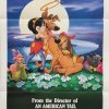 all dogs go to heaven australian daybill movie poster by Don Bluth 1989
