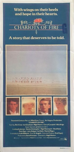 chariots of fire australian daybill movie poster 1981