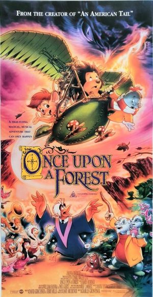 once upon a forest australian daybill movie poster (2)