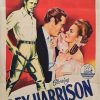 the foxes of harrow australian daybill movie poster with Rex Harrison and Maureen O'Hara 1947