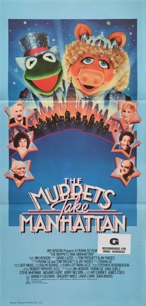 the muppets take manhatten australian daybill movie poster 1984