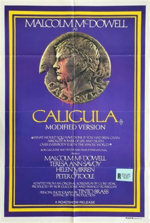 Caligula australian one sheet movie poster