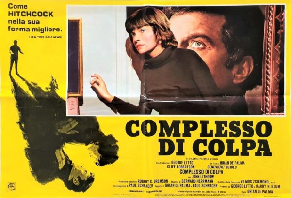 Obsession (Complesso Di Colpa) 1976 Italian Photobusta by Brian De Palma