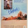 Splash australian one sheet movie poster with Tom Hanks and Daryl Hannah