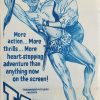 Tarzan and the great river Australian daybill poster re-release blue 1967