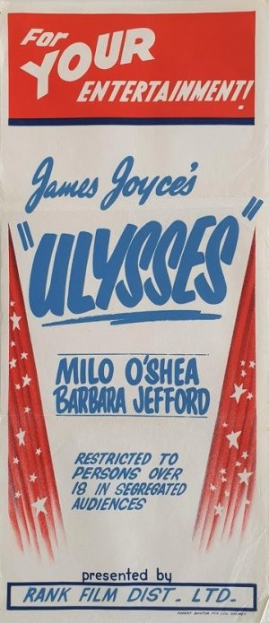 Ulysses Australian daybill poster with Milo O'Shea (2)