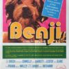 Benji Australian One Sheet Movie Poster 1974