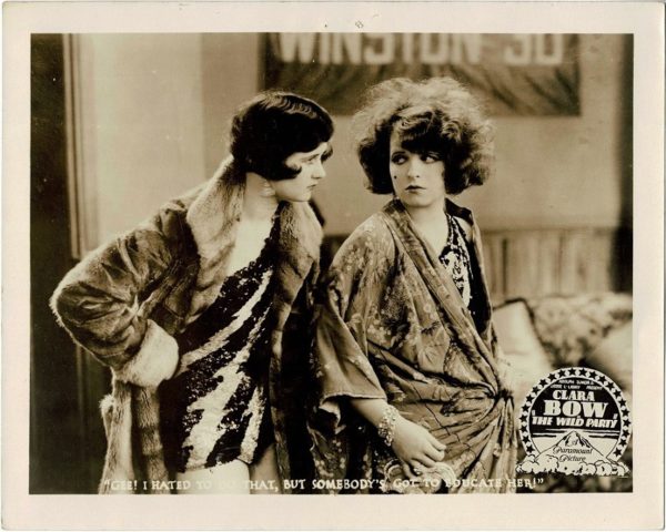 Clara Bow 1929 The Wild Party US Still with Fredric March