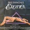 Paul Raymond's Erotica UK Sexploitation Adult Quad Poster 1982