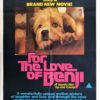 For the love of Benji Australian One Sheet Movie Poster 1977