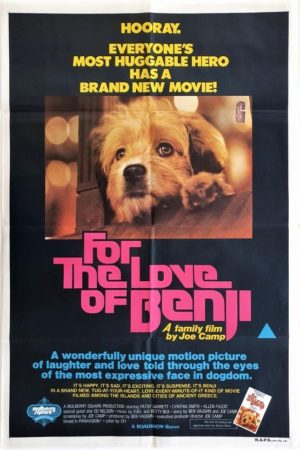 For the love of Benji Australian One Sheet Movie Poster 1977