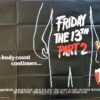 Friday the 13th Part 2 UK Quad Poster