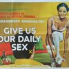 Give Us Our Daily Sex UK Sexploitation Adult Quad Poster with Sam Peffer art (8)