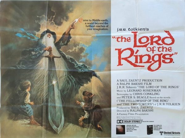 Lord Of The Rings UK Quad Poster