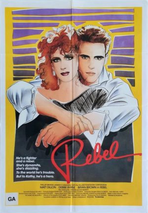 Rebel US One Sheet Movie Poster with Matt Dillon