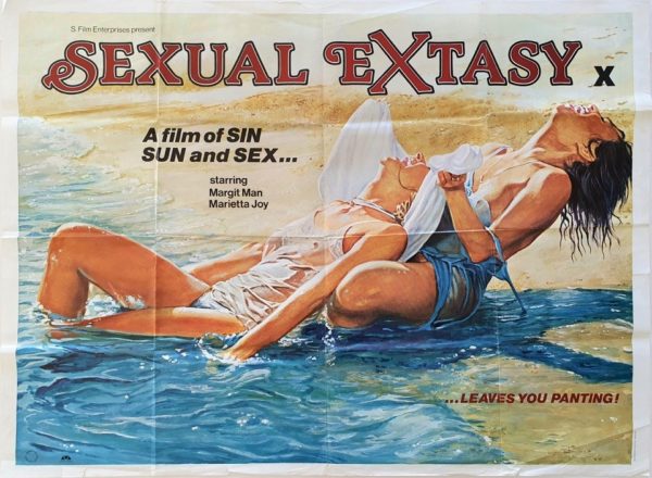 Sexual Extasy sexploitation UK Quad Poster