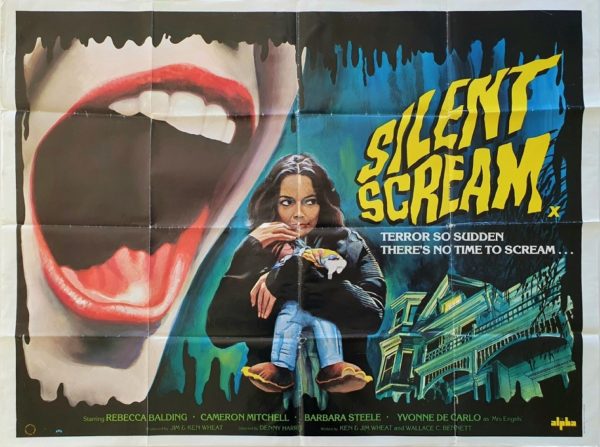 Silent Scream UK Quad Poster Tom Chantrell art (7)