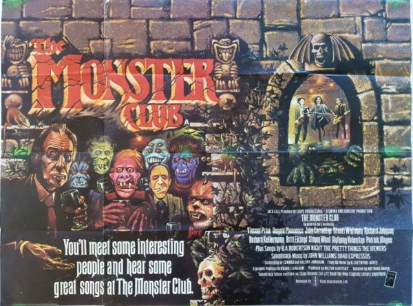 The Monster Club UK Quad Poster