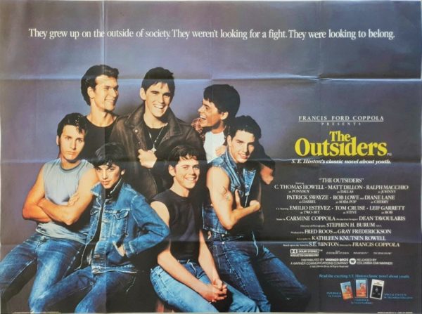 The Outsiders UK Quad Poster with Tom Cruise and Patrick Swayze (2)